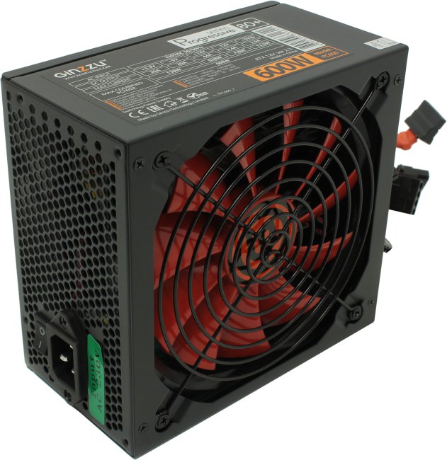 Блок питания Ginzzu <PC600>  600W  ATX  (24+2x4+2x6/8пин)