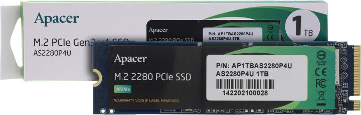 SSD 1 Tb M.2  2280 M  Apacer  <AP1TBAS2280P4U-1>