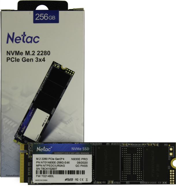 SSD 256 Gb M.2 2280 M Netac N930E Pro <NT01N930E-256G-E4X>