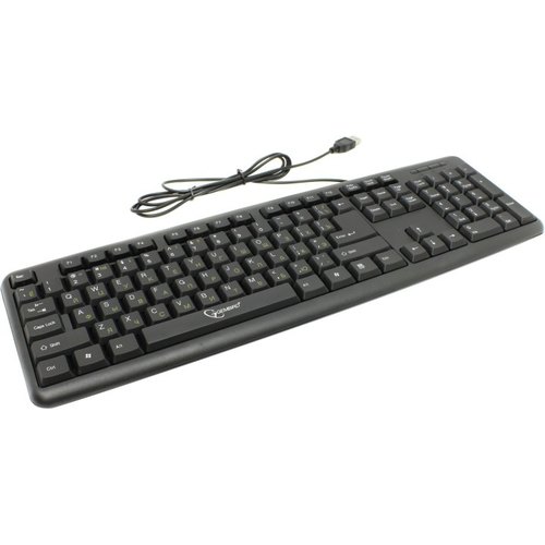 Клавиатура Gembird KB-8320U-BL Black  <USB> 104КЛ