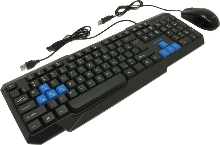 Smartbuy ONE <SBC-230346-KB>  (Кл-ра,  USB+Мышь 3кн, Roll)