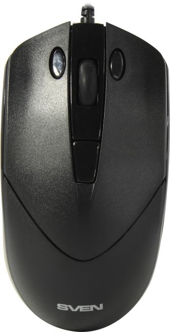 SVEN Optical Mouse <RX-100  Black>  (RTL) USB 6btn+Roll
