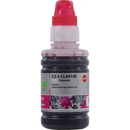 Чернила Cactus CS-I-CL441M Magenta для Canon  Pixma  MG2140/MG3140  (100мл)