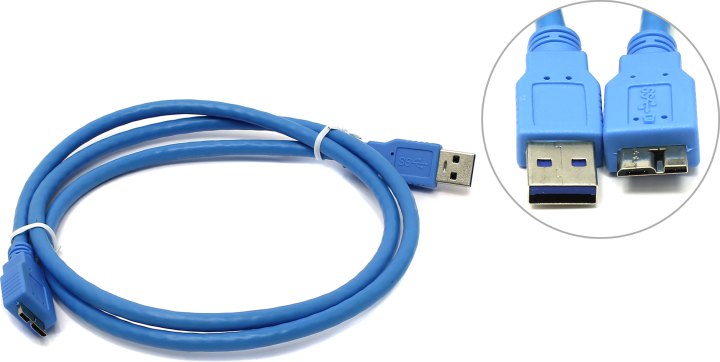 5bites <UC3002-010> Кабель USB  3.0  AM-->micro-B  1м