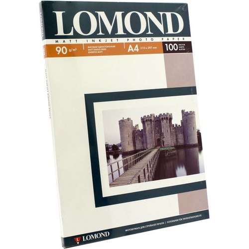 LOMOND 0102001 (A4, 100 листов, 90 г/м2)  бумага  матовая односторонняя 
