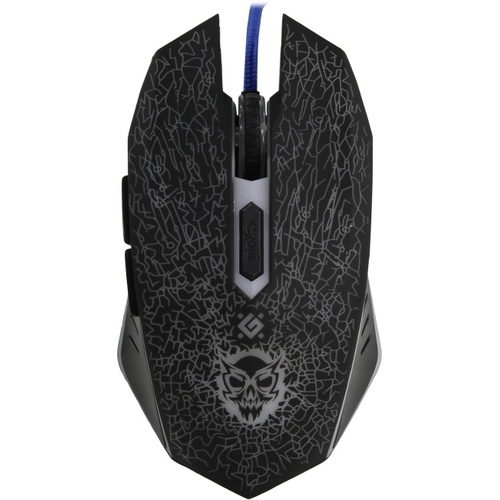 Defender Shock Gaming Mouse <GM-110L>  (RTL) USB  6btn+Roll  <52110>