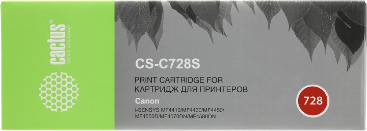 Картридж Cactus  CS-C728(S) для  Canon  MF4410/4430/4450/4550/4570/4580