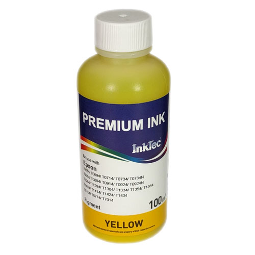 Чернила InkTec для Epson Е0013  T0734/TO924/TO1284  100мл  Yellow
