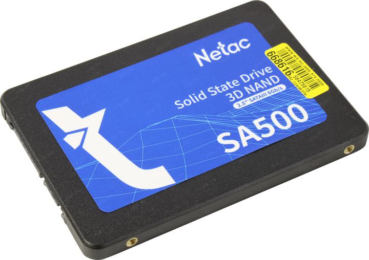 SSD 512 Gb SATA 6Gb/s Netac  SA500  <NT01SA500-512-S3X>  2.5"
