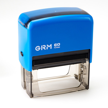 Оснастка для штампа GRM  60 (76х37мм) авт. СИНИЙ