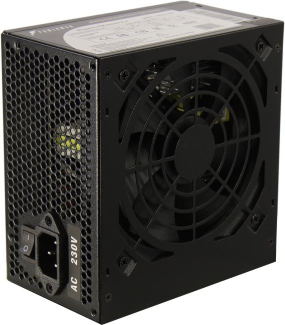 Блок питания Powerman <PM-600ATX-F Black> 600W  ATX  (24+2x4+2x6/8пин)  <6143094>