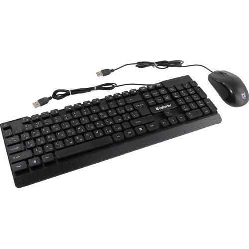 Defender York <C-777> Black  (Кл-ра,USB+Мышь  3кн,Roll,Optical,USB)  <45779>