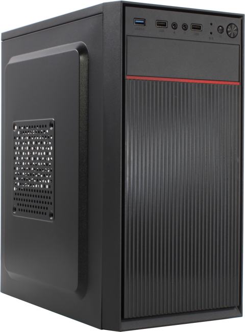 Minitower  Exegate <BAA-113U> Black MicroATX  без  БП  <EX292351RUS>