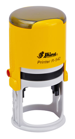 Оснастка для печати Shiny R-542 (D42мм) авт. желтая
