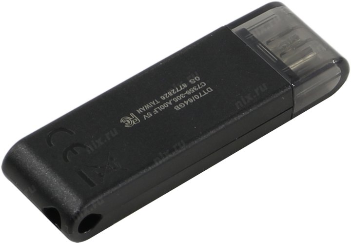 Kingston DataTraveler 70 <DT70/64GB> USB-C 3.2  Flash  Drive 64Gb (RTL)