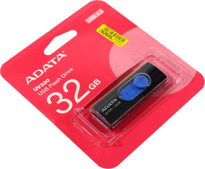 ADATA UV320 <AUV320-32G-RBKBL>  USB3.2 Flash  Drive  32Gb