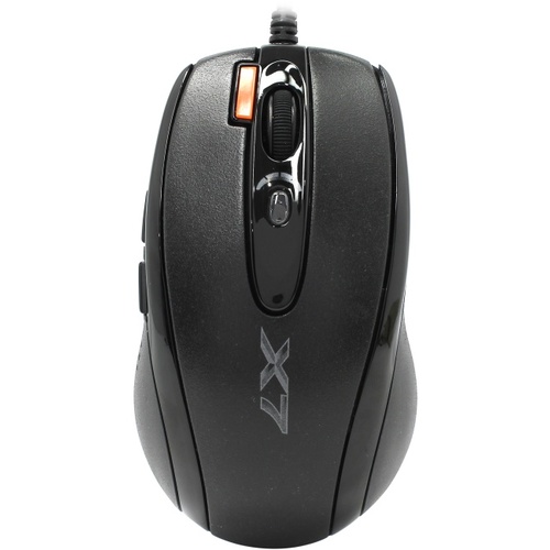 A4Tech Game Laser Mouse <XL-750BK-Black>  (3600dpi) (RTL)  USB  7btn+Roll