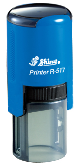 Оснастка для печати Shiny R-517 (D17мм) автоматическая синяя