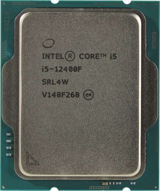 CPU Intel Core i5-12400F 2.5  GHz/6PC/7.5+18Mb/117W/16  GT/s  LGA1700