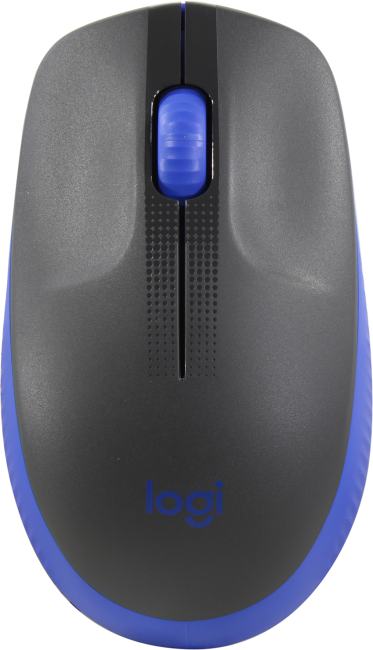 Logitech Wireless Mouse M190 Blue <910-005925>  (RTL) USB  3btn+Roll,  беспроводная