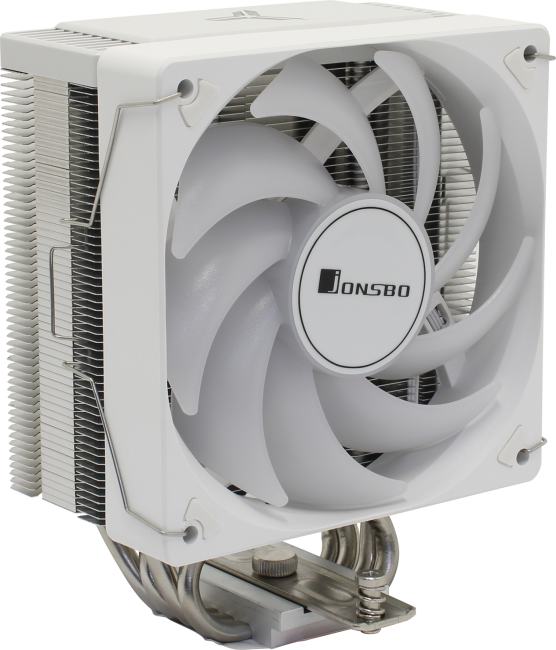 JONSBO <CR-1000 EVO ARGB Wh> Cooler (4пин, 115X/1200/1700/AM4/AM5,  22-32дБ,  600-1500об/мин,  Al+те