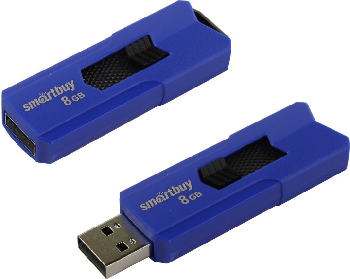 SmartBuy <SB8GBST-B> USB2.0  Flash Drive  8Gb  (RTL)