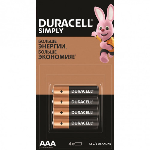 Батарейки DURACELL SIMPLY LR06  AA