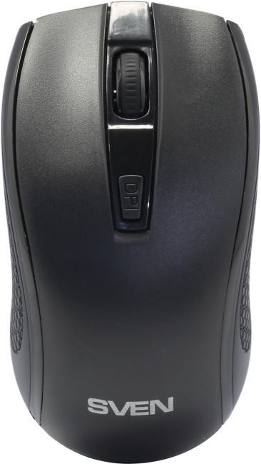 SVEN Wireless Optical Mouse <RX-220W Black>  (RTL)  USB  4btn+Roll