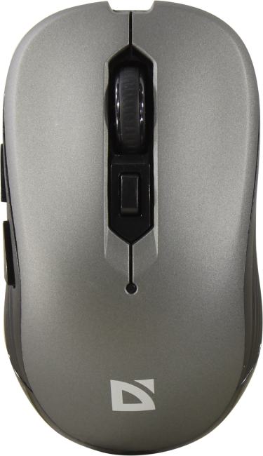 Defender Wireless Optical Mouse <Gassa MM-105 Gray> (RTL)  USB  6btn+Roll  <52104>