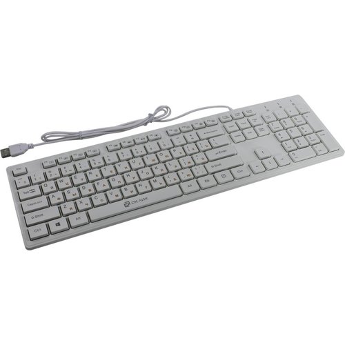 Клавиатура OKLICK 500M White <USB>  104КЛ <1061586>