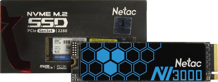 SSD 1 Tb M.2 2280 M  Netac  NV3000  <NT01NV3000-1T0-E4X>