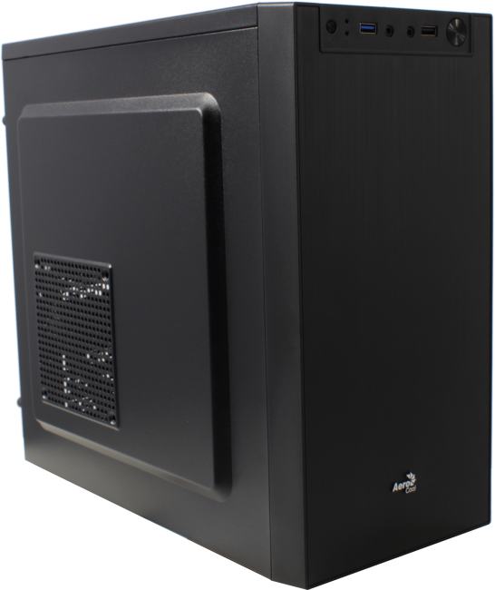 Корпус Minitower Aerocool <CS-108-S-BK-v1> без БП