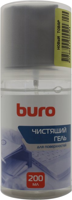 Buro <BU-Gsurface> Чистящий набор для поверхностей (гель 200мл  +  салфетка из микрофибры)