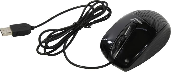 Genius Optical Mouse DX-150X <Black> (RTL)  USB  3btn+Roll  (31010004405)