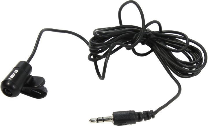 Микрофон SVEN MK-170  <Black>  (1.8 м, клипса)