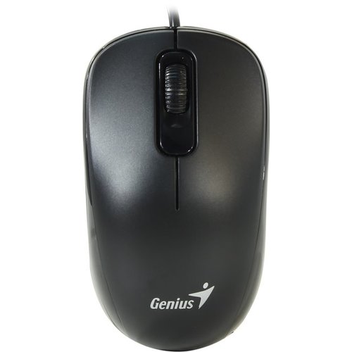 Genius Optical Mouse DX-110 <Black>  (RTL) USB  3btn+Roll  (31010116100/31010009400)