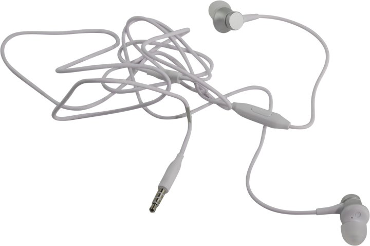 Наушники с микрофоном Xiaomi <ZBW4355TY> Mi In-Ear Headphones Basic Matte  Silver  (шнур  1.25м)