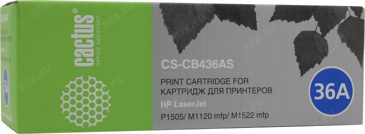 Картридж Cactus CS-CB436A(S) для  HP  LJ  P1505/M1120mfp/M1522mfp