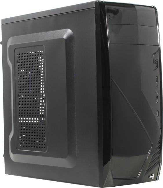 Корпус Miditower Aerocool <CS-1102 Black> ATX без БП