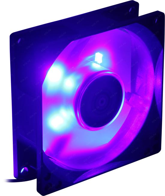 Aerocool Motion 8 Blue LED (80x80x25мм,  25.3дБ, 2000об/мин)