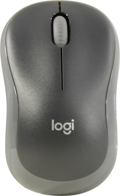 Logitech M185 Grey Wireless Mouse <910-002252> (RTL)  USB  3btn+Roll  уменьшенная