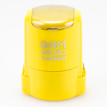 Оснастка для печати GRM 46040 HUMMER ABS (D40мм) авт. ЖЕЛТЫЙ глян.