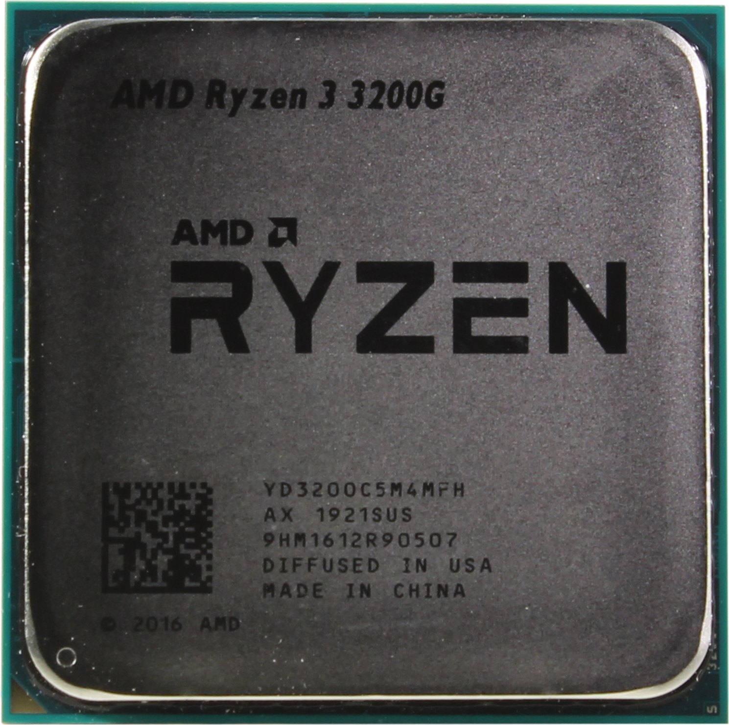 CPU AMD Ryzen 3 3200G     (YD3200C5)    3.6 GHz/4core/SVGA RADEON  Vega 8/2+4Mb/65W  Socket  AM4