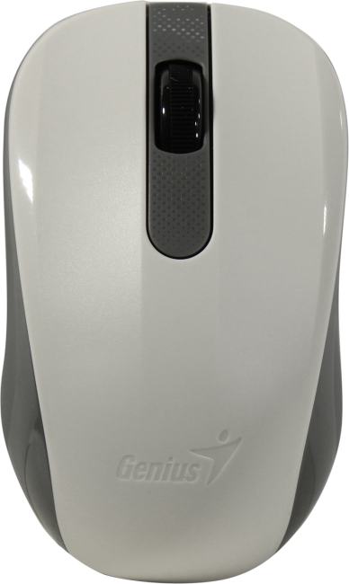 Genius Wireless Silent Mouse <NX-8008S White+Gray>  (RTL) USB  3btn+Roll  (31030028403)
