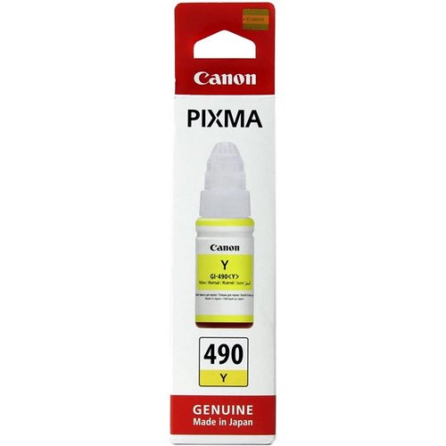 Чернильница Canon GI-490Y  Yellow  для PIXMA G1400/2400/3400