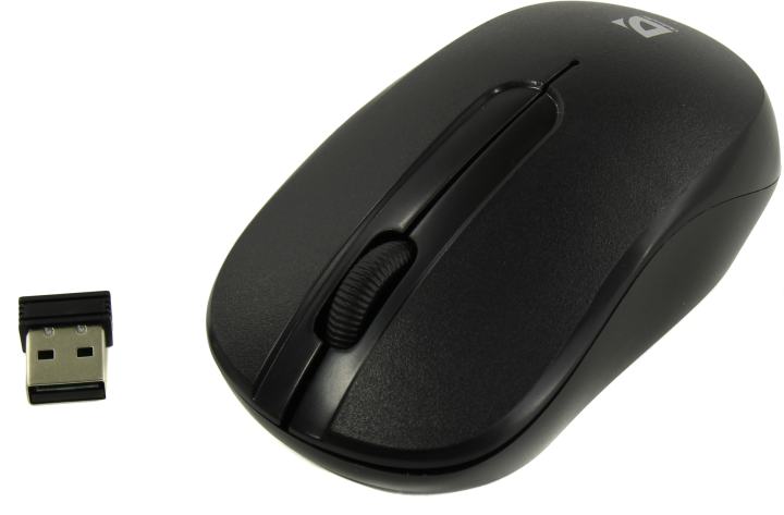 Defender Hit Wireless Optical Mouse <MM-495>  (RTL)  USB 3btn+Roll <52495>