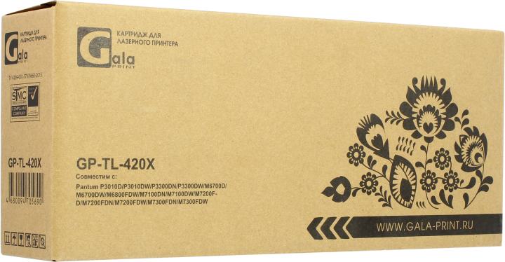 Картридж GP-TL-420X для принтеров Pantum P3010D/P3010DW/ P3300DN/P3300DW/M6700D/M6700DW/M6800FDW