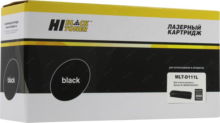 Картридж Hi-Black MLT-D111L  Black  для Samsung M2020/M2022/M2070