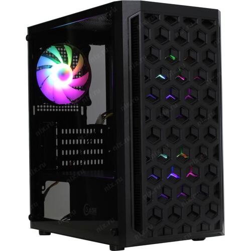 Корпус Miditower Powercase Mistral Micro T3B <CMIMTB-L3>  MicroATX,  без  БП