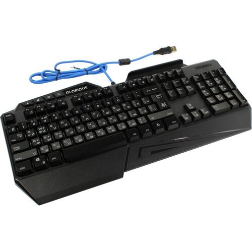 Клавиатура Defender Glorious GK-310L <USB> 104КЛ+4КЛ  М/Мед, подсветка  клавиш  <45310>